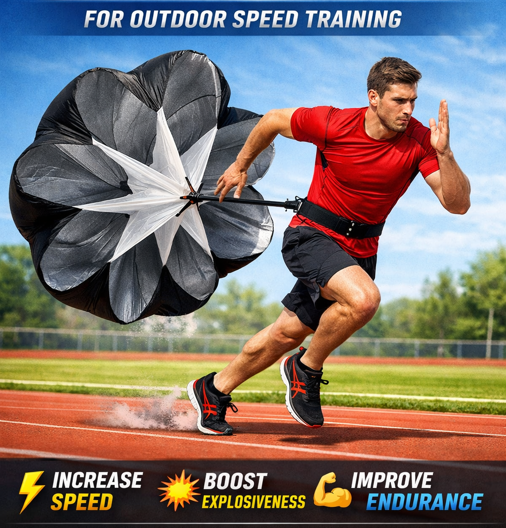 Running Parachute Umbrella for Outdoor Speed Training